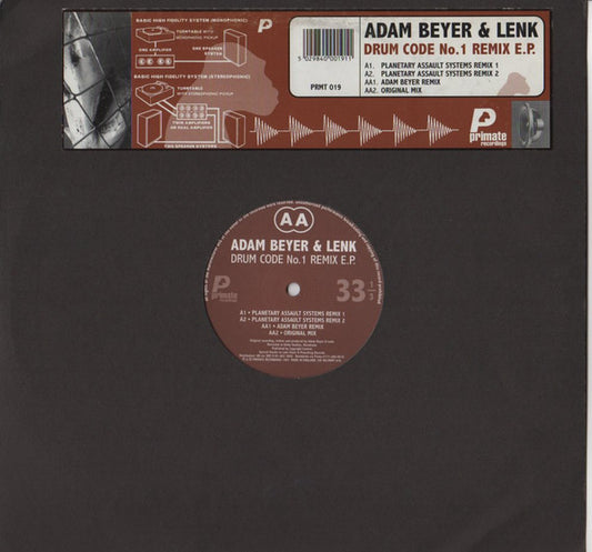 Adam Beyer & Lenk – Drum Code No.1 Remix E.P.