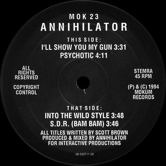 Annihilator – I'll Show You My Gun