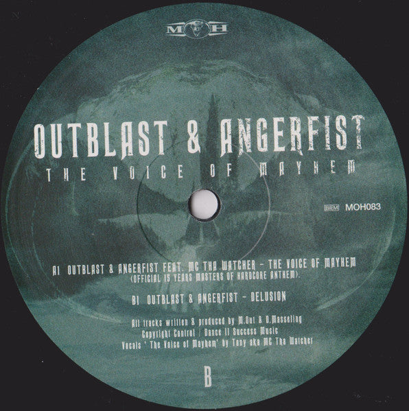 MOH083 Outblast* & Angerfist – The Voice Of Mayhem