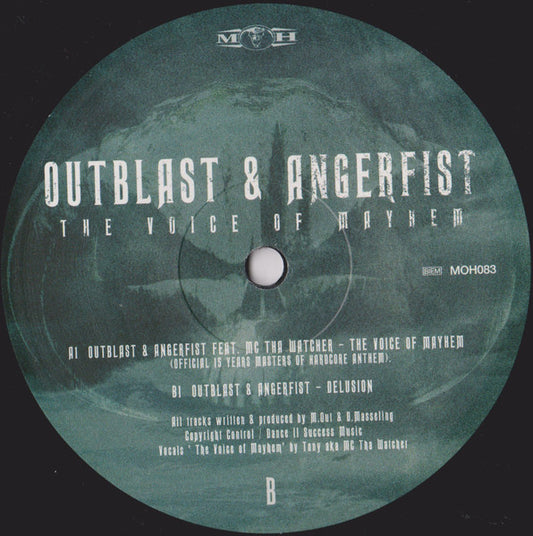 MOH083 Outblast* & Angerfist – The Voice Of Mayhem
